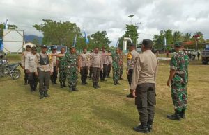 Apel Gabungan TNI-Polri, Dalam Rangka Hari Buruh di Wilayah Koramil 1505-02/Wasile