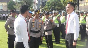 Kapolres Klungkung Pimpin Apel Jam Pimpinan, Sampaikan Untuk Selalu Jaga Kesehatan