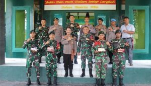 Berhasil Gagalkan Upaya Penyelundupan, Satgas Yonif RK 744/SYB Terima Apresiasi dari Polres Belu