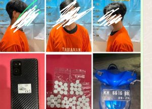 Satresnarkoba Polres Batola Amankan Pemuda Pelaku Penyalahgunaan Narkotika Jenis Karisoprodo