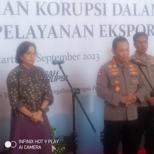 Kapolri dan Menteri Keuangan hadiri Seminar Nasional.
