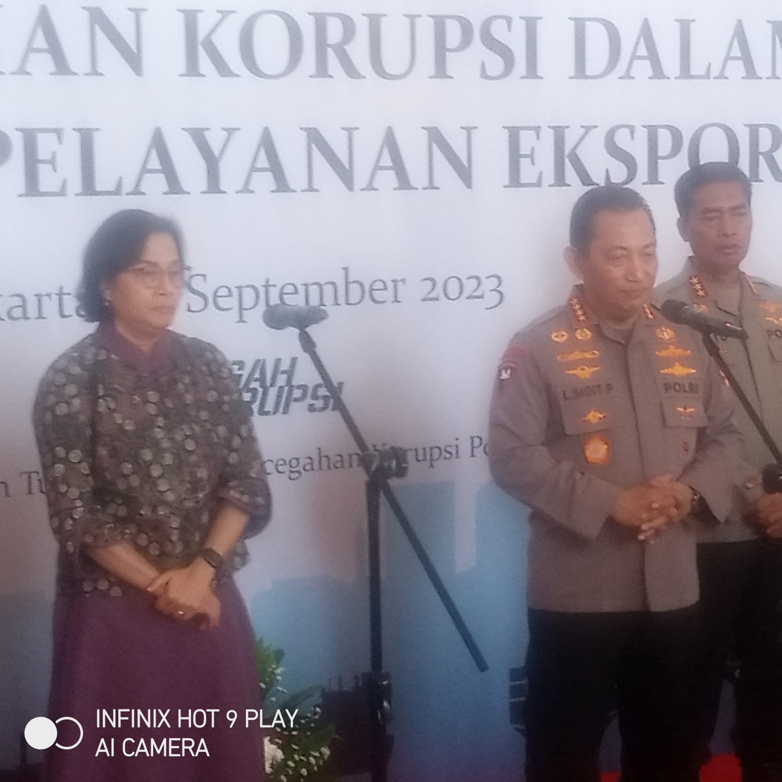 Kapolri dan Menteri Keuangan hadiri Seminar Nasional.