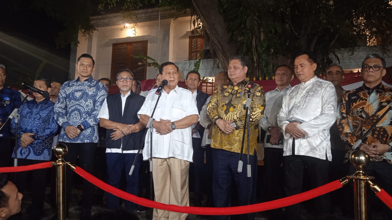 Prabowo : Pertemuan Koalisi Indonesia Maju (KIM)
