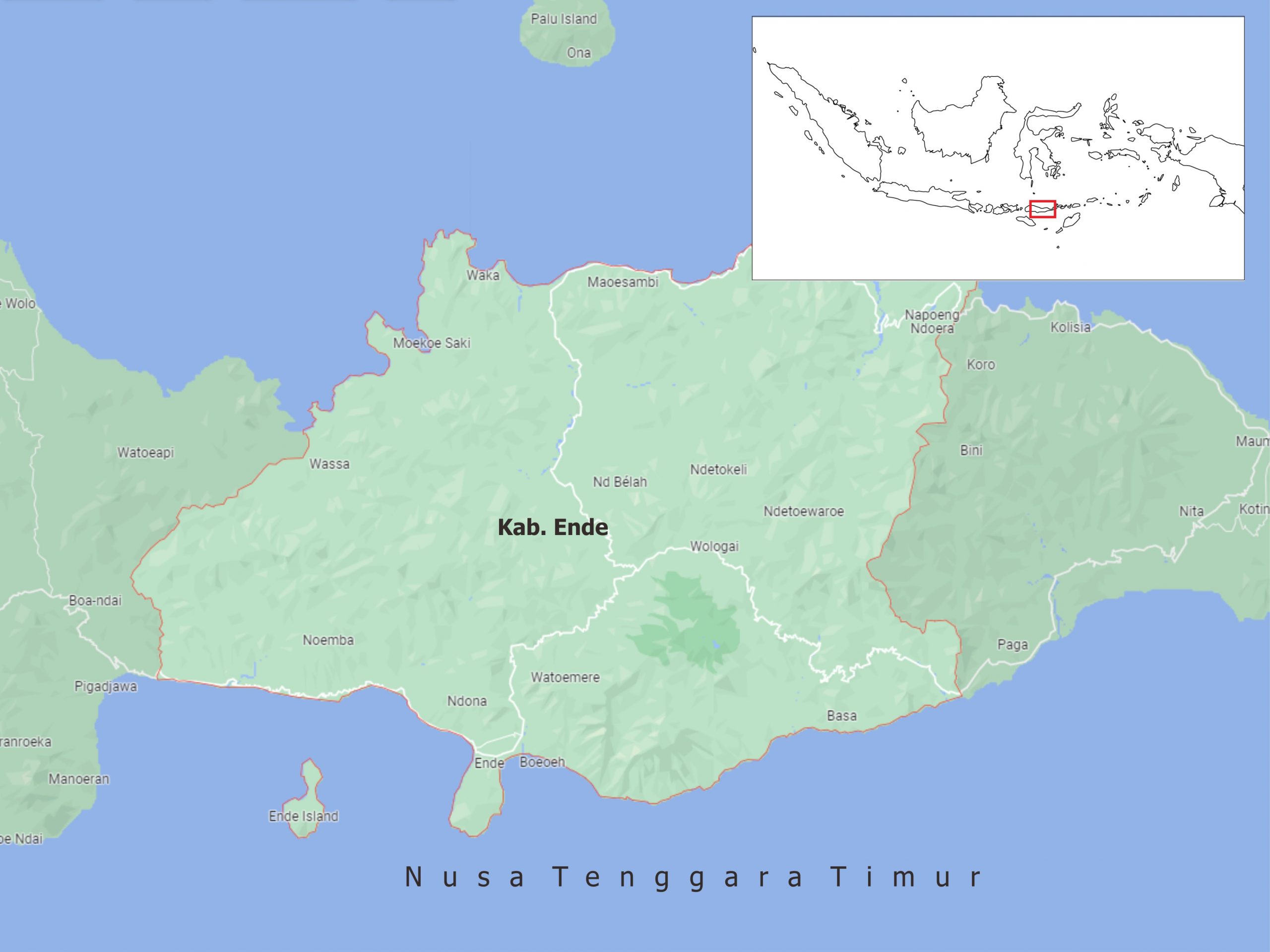 Foto : Istimewa (Perkim.id) Pulau Ende Terkena Dampak Gempa Hingga Bali