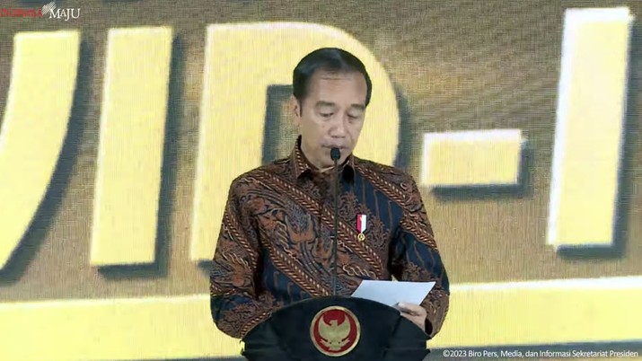 Foto: Istimewa (Setpres RI) Presiden Jokowi serahkan penghargaan penanganan Covid-19, Jakarta, (20/3/2023).